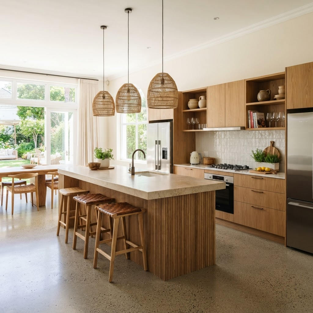 Bespoke Timber Kitchen Island - Pretoria